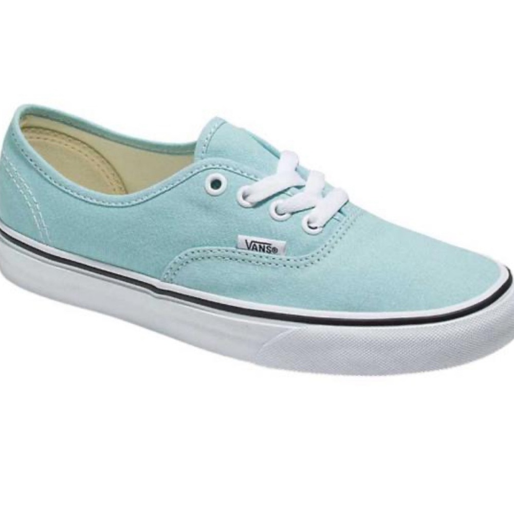 Vans Authentic Shoe women’s size 9.5 light blue - like new!
